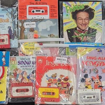 Sale Photo Thumbnail #134: Walt Disney Presents Children Favorites Sing Along Songbook Flubber Snow White & many more

Will receive all items pictured as is.