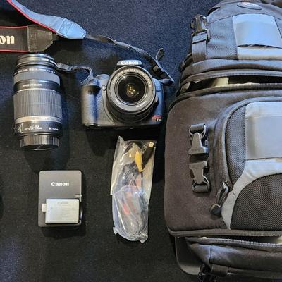Sale Photo Thumbnail #7: Canon EOS Rebel T1i DSLR Camera w/ EFS IS II 18-55mm & EF-S 55-250mm f/4-5.6 IS Telephoto Zoom plus other lens & Case w/ extra battery
Amazing deal and camera
