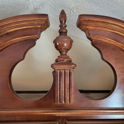 LOT 31: Vintage 9-Drawer Chippendale Style High Chest Dresser