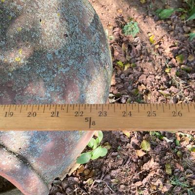 LOT 75: Outdoor Stone Chiminea / Fire Pit with Stand