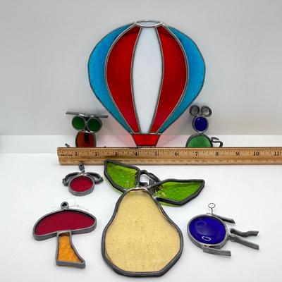 LOT 80: Sweet Collection of Stained Glass / Sun Catchers