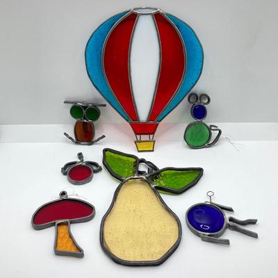 LOT 80: Sweet Collection of Stained Glass / Sun Catchers