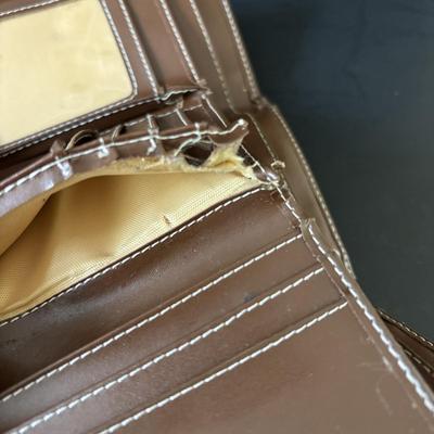 LOT 91: Prada Beige Nylon Shoulder Bag, Kate Spade Square Black Wallet and Coach Signature Wallet