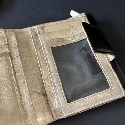 LOT 91: Prada Beige Nylon Shoulder Bag, Kate Spade Square Black Wallet and Coach Signature Wallet