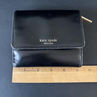 LOT 91: Prada Beige Nylon Shoulder Bag, Kate Spade Square Black Wallet and Coach Signature Wallet