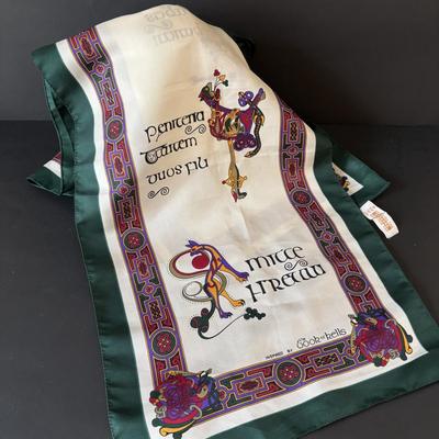 LOT 92: Made in Ireland Collection & More: Anoca Handweavers, Foxford and Mucros Wool Scarves, Stained Glass Cross