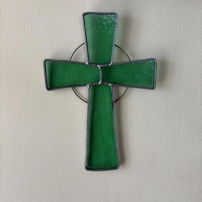 LOT 92: Made in Ireland Collection & More: Anoca Handweavers, Foxford and Mucros Wool Scarves, Stained Glass Cross