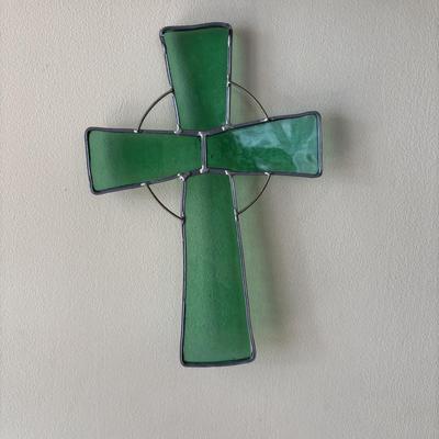 LOT 92: Made in Ireland Collection & More: Anoca Handweavers, Foxford and Mucros Wool Scarves, Stained Glass Cross