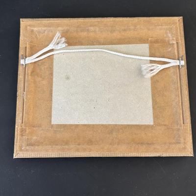 LOT 95: Set of 4 Pastel Drawings by J. Woodfull of Sites of Ireland (6"x4"), 24k Electro Plated 1986 Gerity Products Clover Pen...