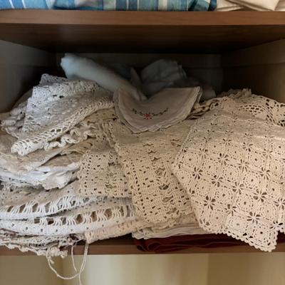 LOT 101: Linen Closet Lot Tablecloths and More