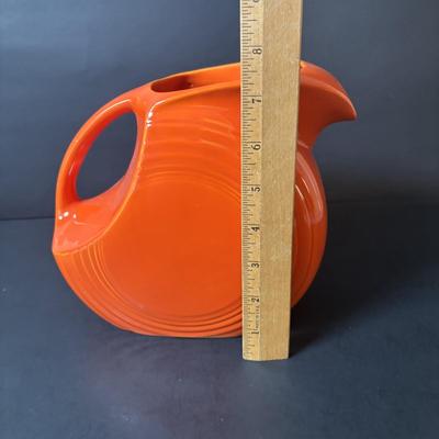 LOT 107: Collection Yellow Orange Blue Green Pink of Fiesta Ware: 7pcs