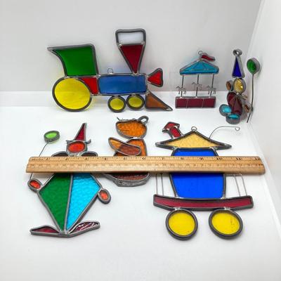 LOT 109: Collection of Stained Glass Art / Sun Catchers