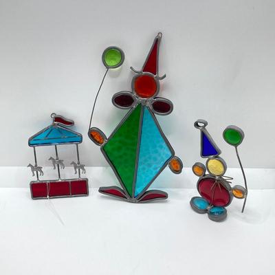 LOT 109: Collection of Stained Glass Art / Sun Catchers
