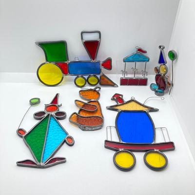 LOT 109: Collection of Stained Glass Art / Sun Catchers
