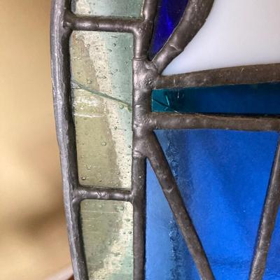 LOT 113: Hanging Stained Glass Art