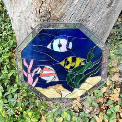 LOT 114: Beautiful and Eye Catching Stained Glass Art