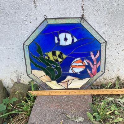 LOT 114: Beautiful and Eye Catching Stained Glass Art