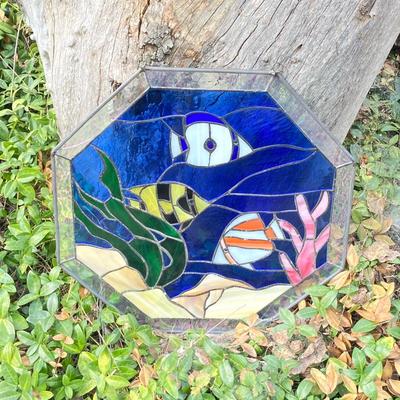 LOT 114: Beautiful and Eye Catching Stained Glass Art