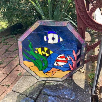 LOT 114: Beautiful and Eye Catching Stained Glass Art