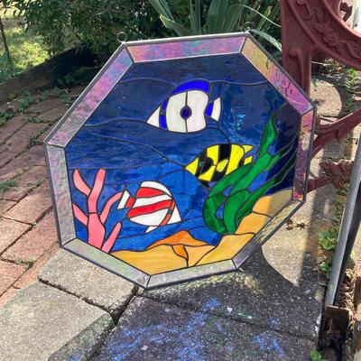 LOT 114: Beautiful and Eye Catching Stained Glass Art