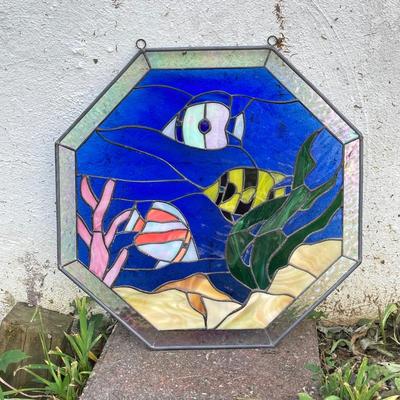 LOT 114: Beautiful and Eye Catching Stained Glass Art
