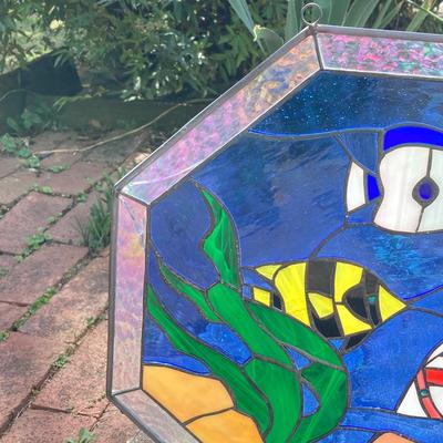 LOT 114: Beautiful and Eye Catching Stained Glass Art