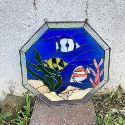 LOT 114: Beautiful and Eye Catching Stained Glass Art