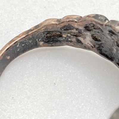 LOT 115: Pair of Sterling Silver Rings - Sizes 10 and 12