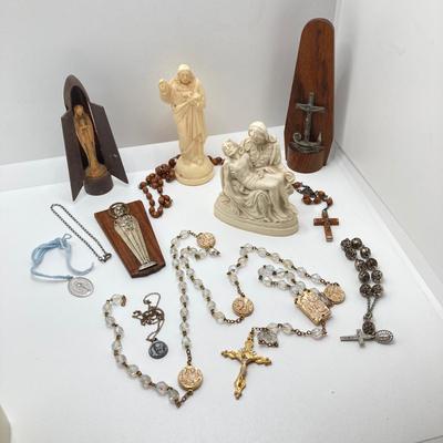 LOT 119: Large Religious Collection - Sterling and More