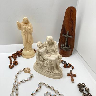 LOT 119: Large Religious Collection - Sterling and More