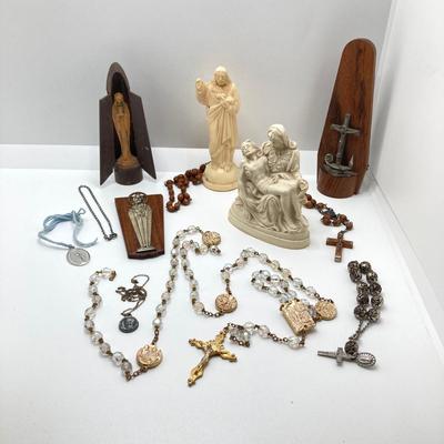 LOT 119: Large Religious Collection - Sterling and More