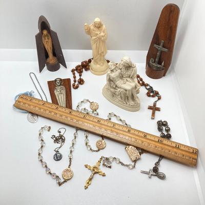 LOT 119: Large Religious Collection - Sterling and More