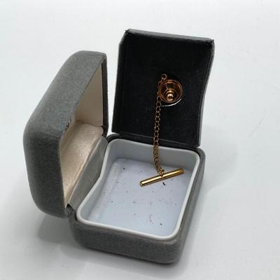 LOT 120: Anson Vintage Coin Cuff Links, Mother of Pearl Tie Tac and Foreign Coin / Token Collection