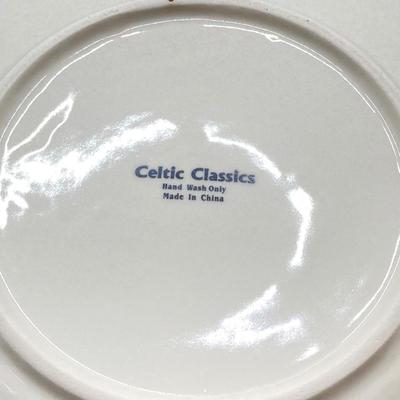 LOT 130: Celtic Classics Dinnerware, Porcelain Picture Frame and Glasses