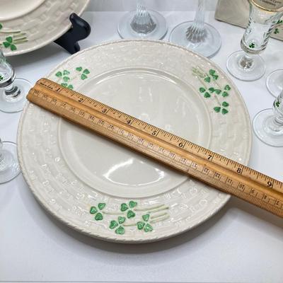 LOT 130: Celtic Classics Dinnerware, Porcelain Picture Frame and Glasses