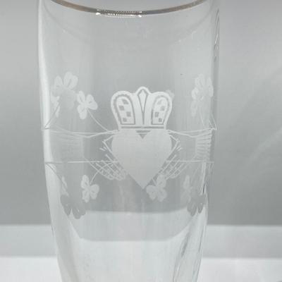 LOT 130: Celtic Classics Dinnerware, Porcelain Picture Frame and Glasses
