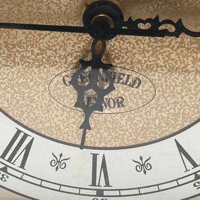 LOT 135: Hamilton Greenfield Manor Mantle Clock and Signed and Numbered 8 of 100 Bronze Statue of Girl Reading by Artist Nancy