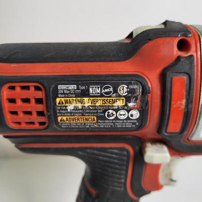 LOT 139: Pair of Battery Powered Drill Drivers by Dewalt and Black & Decker with Electric Screwdriver