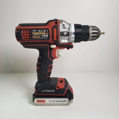 LOT 139: Pair of Battery Powered Drill Drivers by Dewalt and Black & Decker with Electric Screwdriver