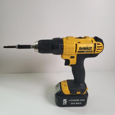 LOT 139: Pair of Battery Powered Drill Drivers by Dewalt and Black & Decker with Electric Screwdriver