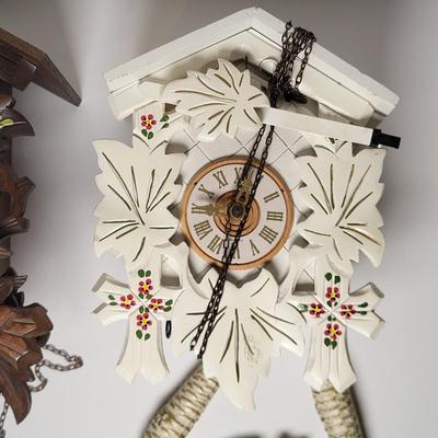LOT 141: Wooden Cuckoo Clocks