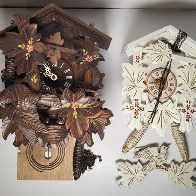LOT 141: Wooden Cuckoo Clocks