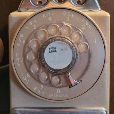LOT 145: Vintage Automatic Electric Company Rotary Pay Phone