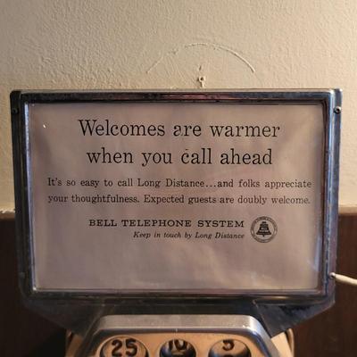 LOT 145: Vintage Automatic Electric Company Rotary Pay Phone