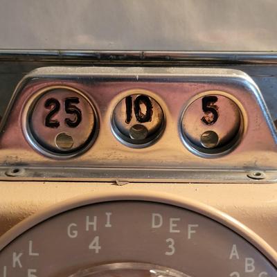 LOT 145: Vintage Automatic Electric Company Rotary Pay Phone