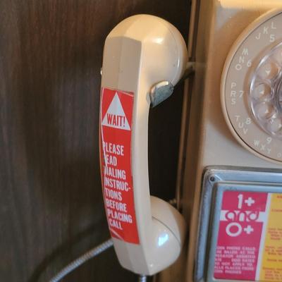 LOT 145: Vintage Automatic Electric Company Rotary Pay Phone