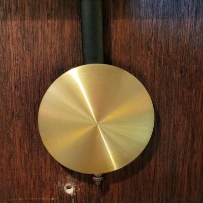 LOT 150: Vintage Regulator School-House Style Wall Clock by H-T Clockmakers