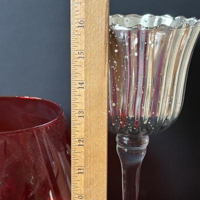 LOT 157: Believe Blocks, Cardinal Wall Art, Lefton Plate, St Nicholas Square 1999 Cardinal Bowl & More