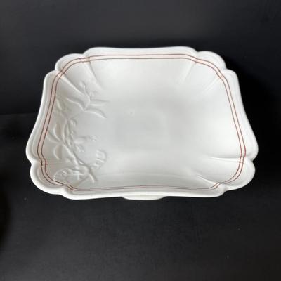 LOT 160: Lenox, Brass Pillar Candle Holder w/Snuffer, Gevalia Kaffe Mugs, Regency Floral Teacup & More