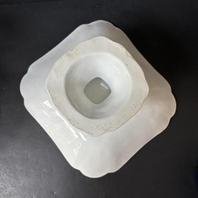 LOT 160: Lenox, Brass Pillar Candle Holder w/Snuffer, Gevalia Kaffe Mugs, Regency Floral Teacup & More